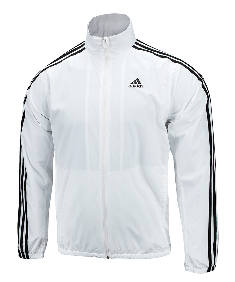 adidas white windbreaker jacket